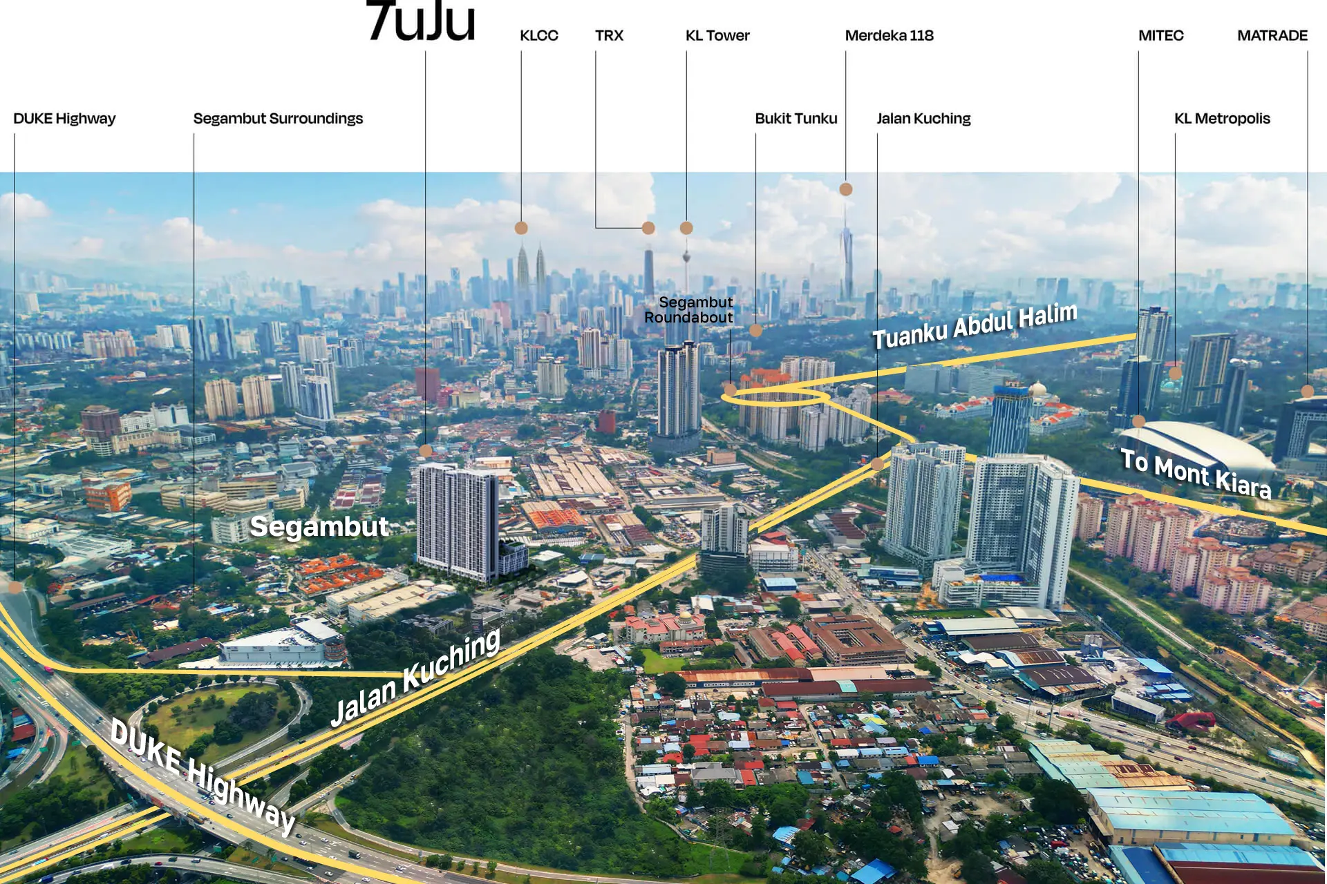 Tuju Residences location map