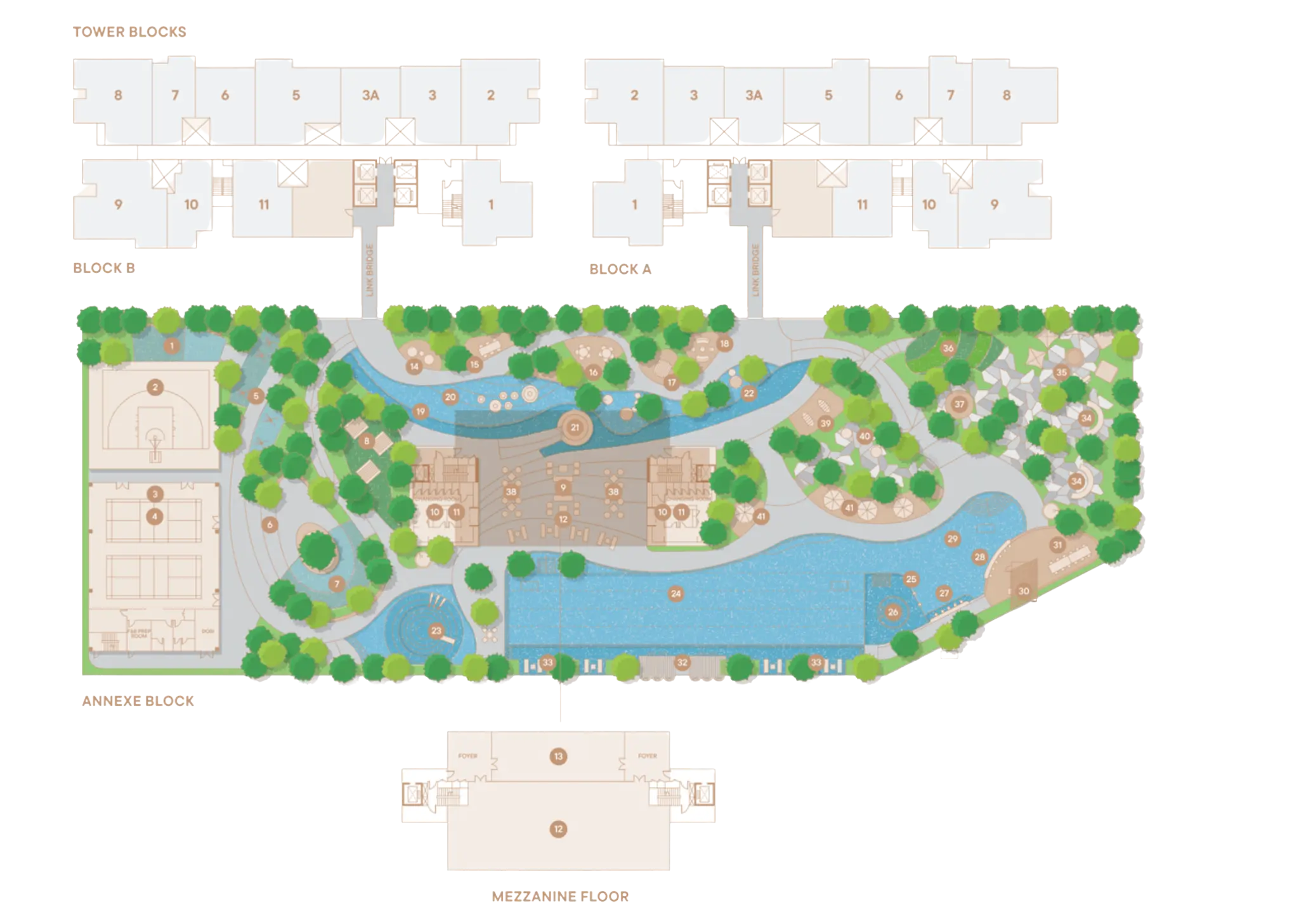 Tuju Residences facilities at level 9